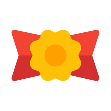 Flower shape badge high ranking officers for homeland securityのイラスト素材