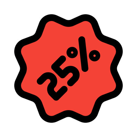 Clothing store discount coupon of about twenty five percent