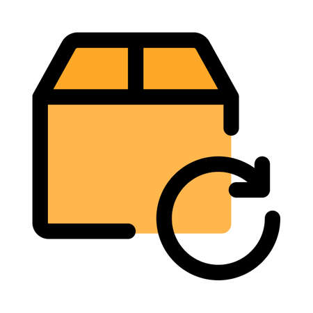 Returning of an item which was not deliveredのイラスト素材