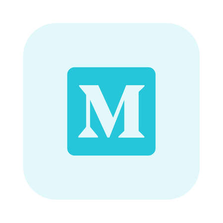 Medium square logotype world's most interactive storytellersのイラスト素材