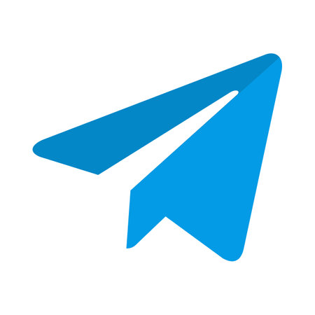cloud-based instant messaging telegram mobile app logotypeのイラスト素材