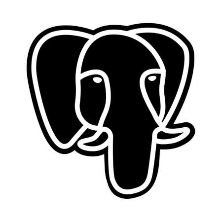 Postgre sql a free and open-source relational database management systemのイラスト素材