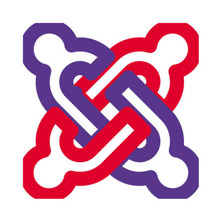 Joomla a free and open-source content management systemのイラスト素材