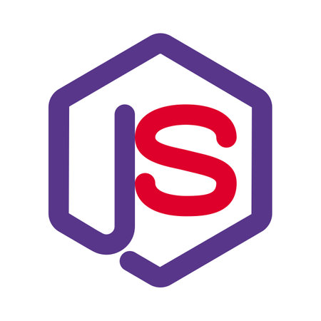 Node.js is an open-source, cross-platform JavaScript run-time environmentのイラスト素材
