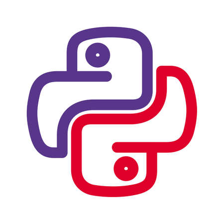 Python an interpreted, high-level, general-purpose programming language.のイラスト素材