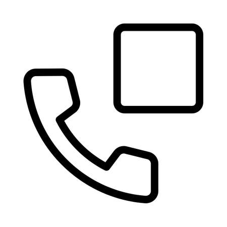 Stop music or media on mobile phone equipmentのイラスト素材