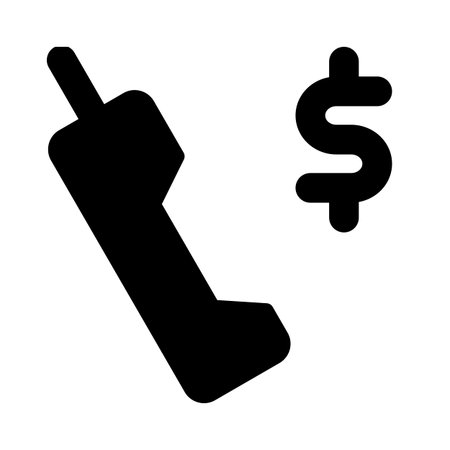 Old phone online order with dollar sign layoutのイラスト素材