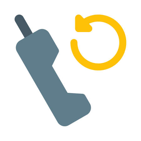 Reload old wireless cell phone device loop arrowのイラスト素材