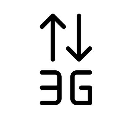 Third generation phone and internet connectivity logotypeのイラスト素材