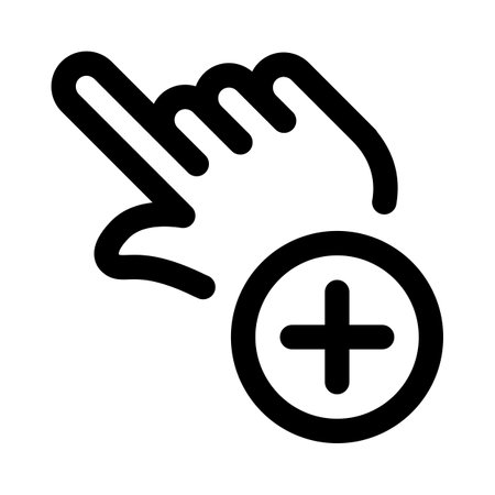 Add more new touchscreen enable device usersのイラスト素材