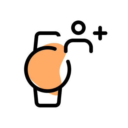 Add multiple user for watch usage layoutのイラスト素材