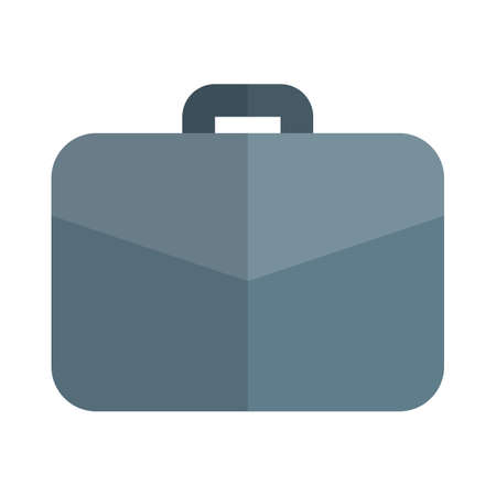 Business bag with handle isolated on a white backgroundのイラスト素材