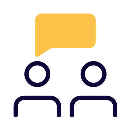 Businessmen discussing money and finance with chat bubbleのイラスト素材