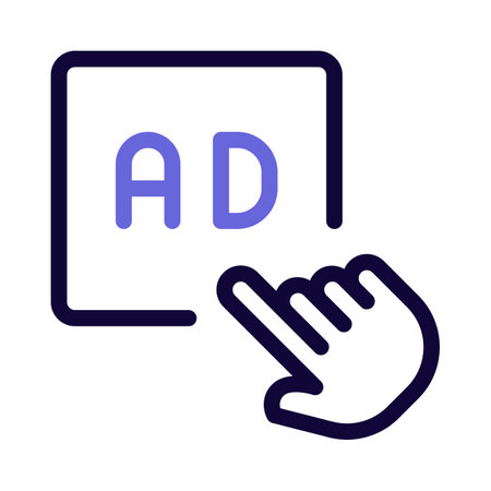 Pay per click on ads online on internetのイラスト素材