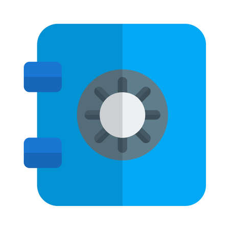 Safe deposite box to secure office documentsのイラスト素材