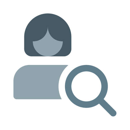 Search for female staff in outsourcing companyのイラスト素材