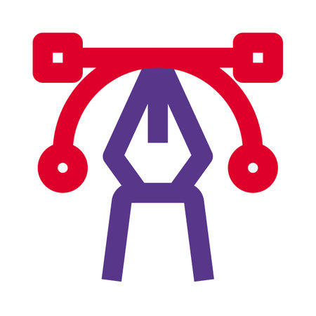 Pen tool for graphic designing application buttonのイラスト素材