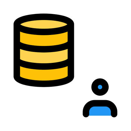 User personal file storage on a large capacity networkのイラスト素材