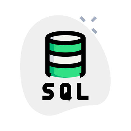 Structured query language a standard computer language in serverのイラスト素材