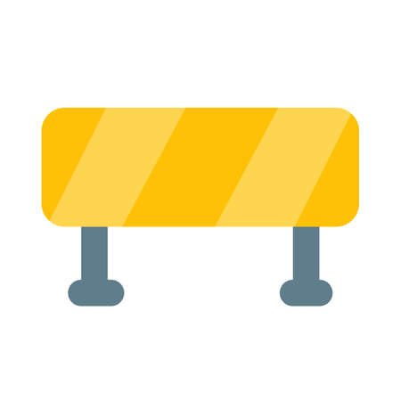 Police Security crime line tape or barricadingのイラスト素材