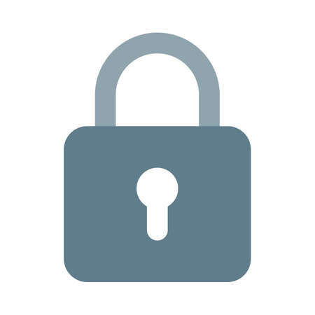 Security unlocking and locking padloch logotype layoutのイラスト素材