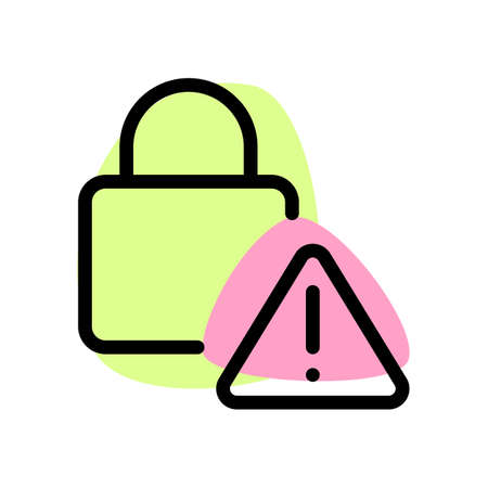 Error or a security breach on a systemのイラスト素材