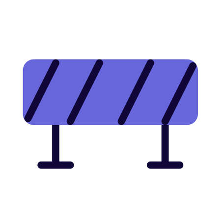 Police Security crime line tape or barricadingのイラスト素材