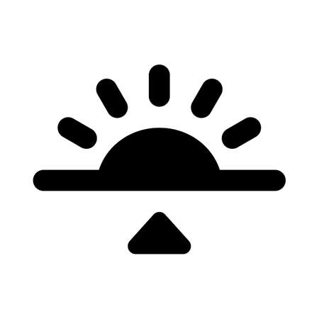 Increase light brightness of laptop computer layoutのイラスト素材