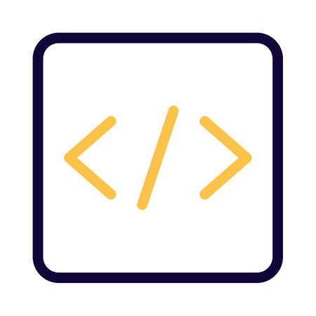 Software programming language with brackets and slashのイラスト素材