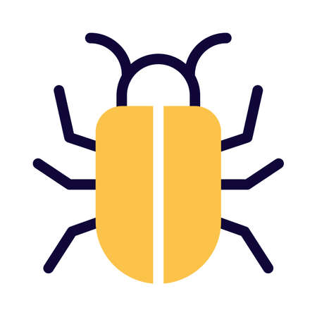 System bug isolated on a white backgroundのイラスト素材