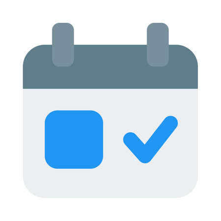 Schedule addition of database in calendar eventのイラスト素材