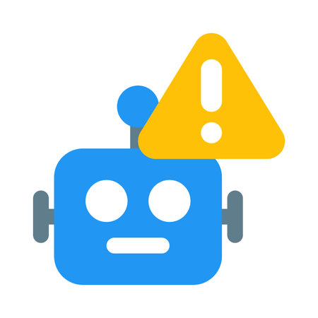 Error in performance of robotic Technology programmingのイラスト素材