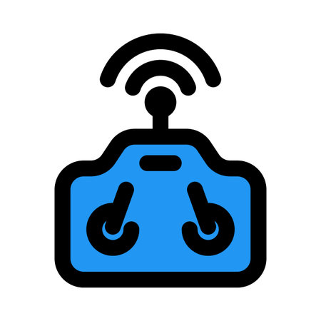 Wireless controller for flying unmanned automatic drone