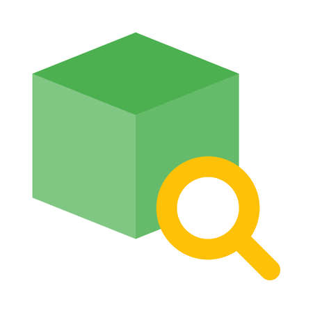 Printing 3D file search online on internetのイラスト素材