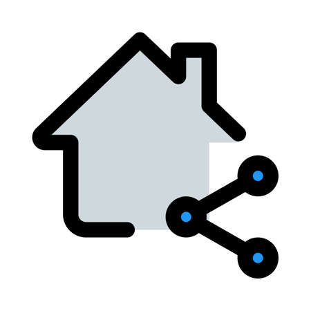 Share access of a home appliances in a smart homeのイラスト素材