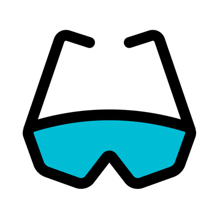 Industrial grade eye protection fiber glasses eye-wearのイラスト素材
