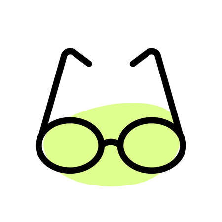 Glasses for the common children suffering from weak Eyesのイラスト素材