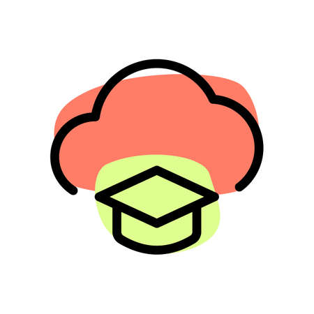 Online professional study courses available on internetのイラスト素材