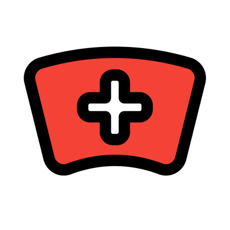 Medical supplies such as face mask for nurseのイラスト素材