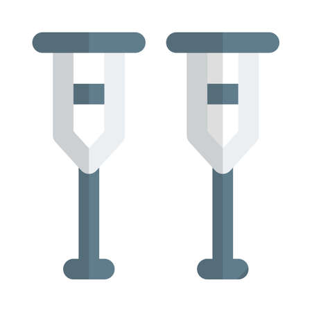 prosthetic Limbs isolated on a white backgroundのイラスト素材