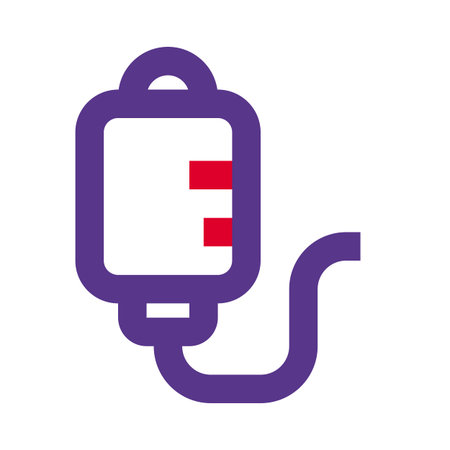 Transmission of fluid with patient dealing with several diseasesのイラスト素材