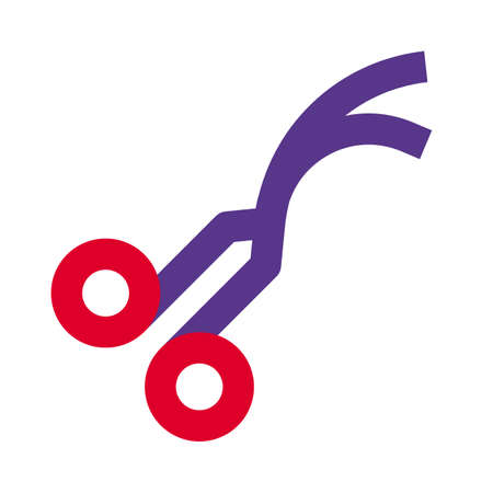 A retractor is a surgical instrument used to separate the edges of a surgical incision or woundのイラスト素材