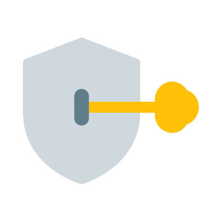 unlocking with security of money and finance layoutのイラスト素材