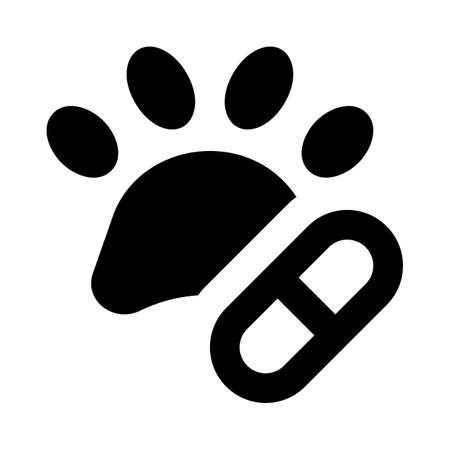 Medicine requirement for a wild animal diseaseのイラスト素材