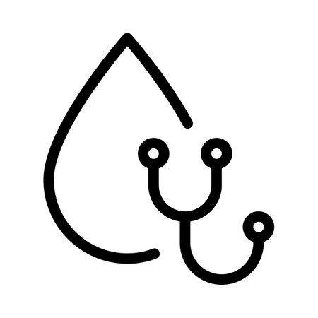 Doctor available for the health and blood typeのイラスト素材