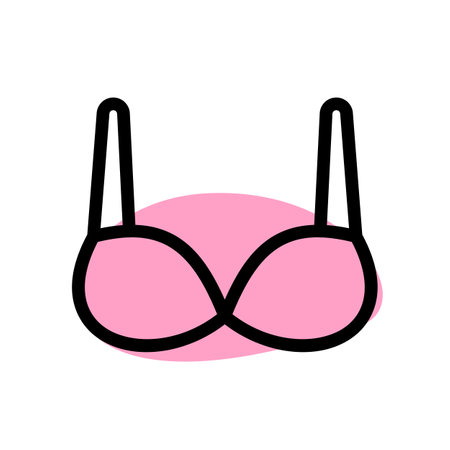 Nursing bra isolated on a white backgroundのイラスト素材