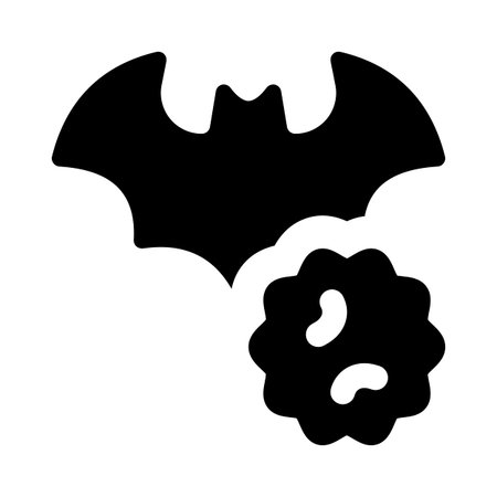 Bats contains a virus which is fatal to humansのイラスト素材