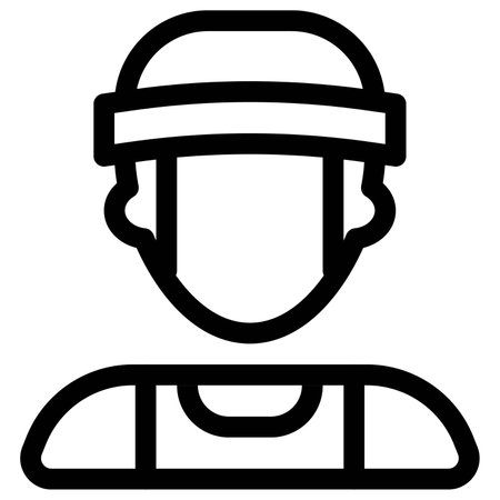 Professional male boxer wearing headgearのイラスト素材