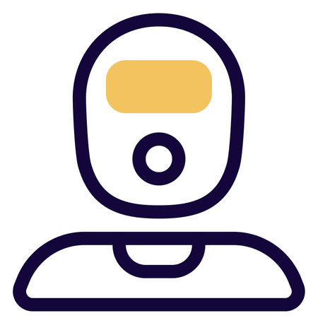 Robber avatar wearing face maskのイラスト素材