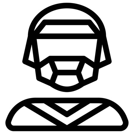 Rugby player wearing jersey with helmet and mouth guardのイラスト素材